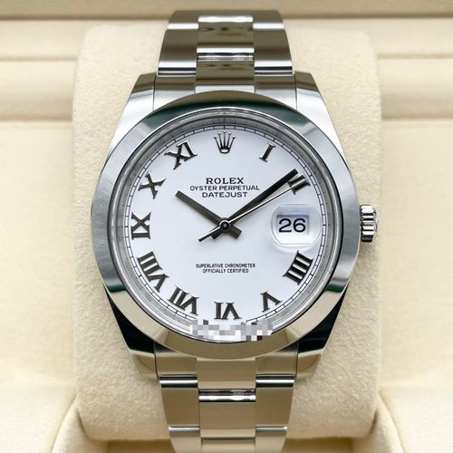 ����å��� �ǥ��ȥ��㥹�� 126300 �ۥ磻�ȥ����ޥ� �����������֥쥹��å� 41mm