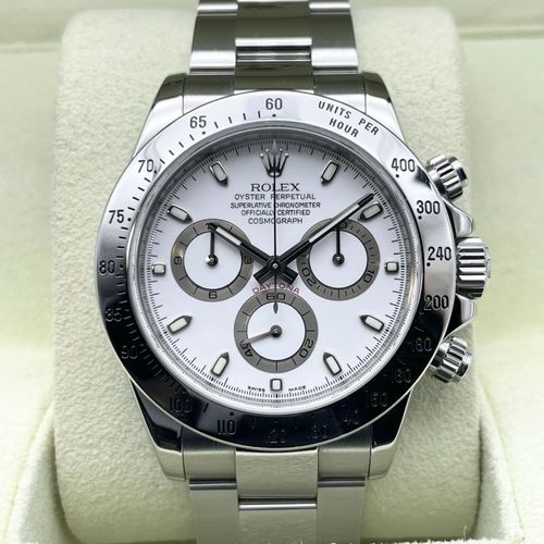 ロレックス デイトナ 116515LN ブラックラバーベルト アイボリー 40mm