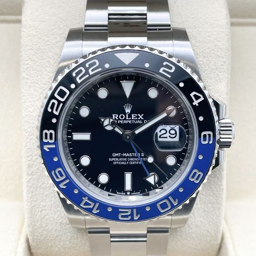 ����å��� GMT�ޥ�����II 126710BLNR �Хåȥޥ� �����������֥쥹 40mm