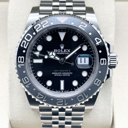 ����å��� GMT�ޥ�����II 126710GRNR �֥�å� ����ӥ꡼�֥쥹��å� 40mm