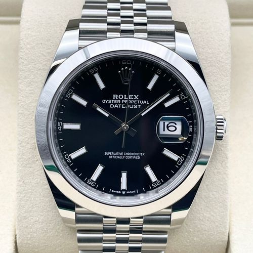 ���ݾڽ�����2025ǯ11��ۥ���å��� �ǥ��ȥ��㥹�� 126300 �֥�å� ����ӥ꡼�֥쥹��å� 41mm