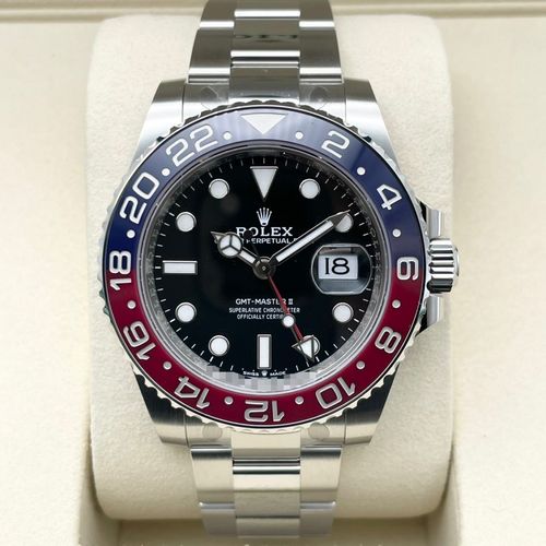 ���ݾڽ�����2026ǯ2��ۥ���å��� GMT�ޥ�����II 126710BLRO �ڥץ� �����������֥쥹��å� 40mm