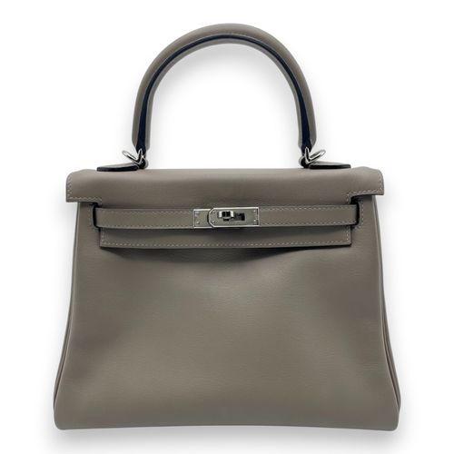 エルメス ケリー25 ノワール トゴ シルバー金具 B刻印 ｜ 商品状態