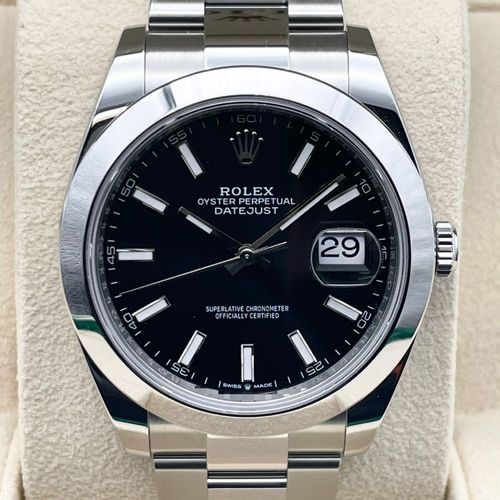 ���ݾڽ�����2025ǯ1��ۥ���å��� �ǥ��ȥ��㥹�� 126300 �֥�å� �����������֥쥹��å� 41mm