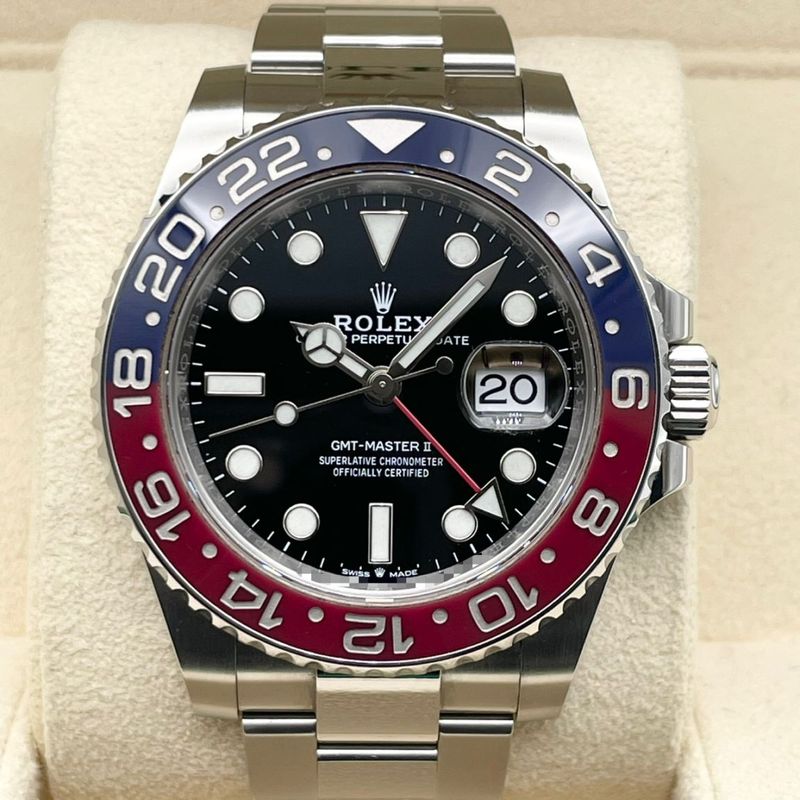 ����å��� GMT�ޥ�����II 126710BLRO �ڥץ� �����������֥쥹��å� �֥�å� 40mm