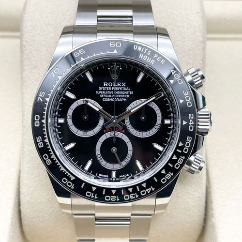��̤���ѥ�٥��Ķ���ʡ��ۡ��ݾڽ�����2026ǯ1��ۥ���å��� �ǥ��ȥ� 126500LN �֥�å� ���ƥ�쥹�������� �����������֥쥹 40mm