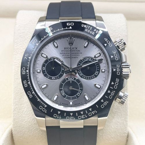 ロレックス デイトナ 116515LN ブラックラバーベルト アイボリー 40mm