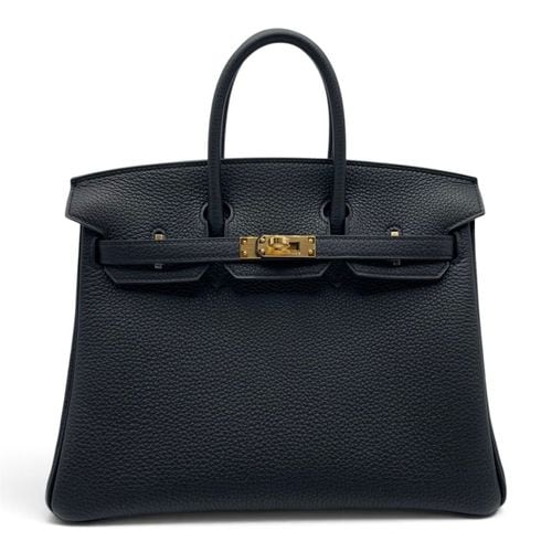 Hermès Birkin 25 Black Togo Gold Hardware
