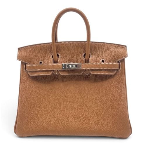 Hermès Birkin 25 Gold Togo Palladium Hardware
