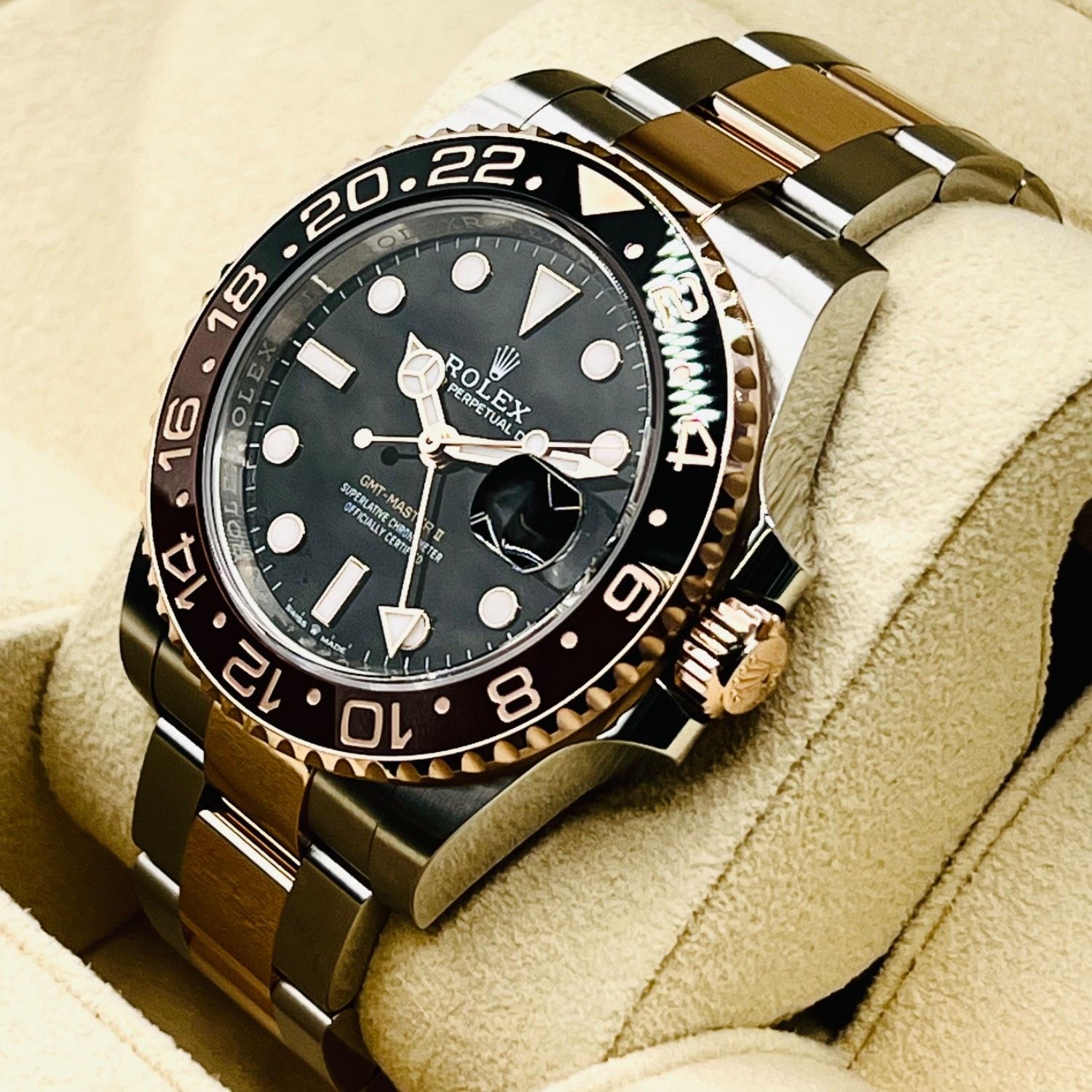 �����ò��桪�ۥ���å��� GMT�ޥ�����II 126711CHNR �֥�å� 40mm