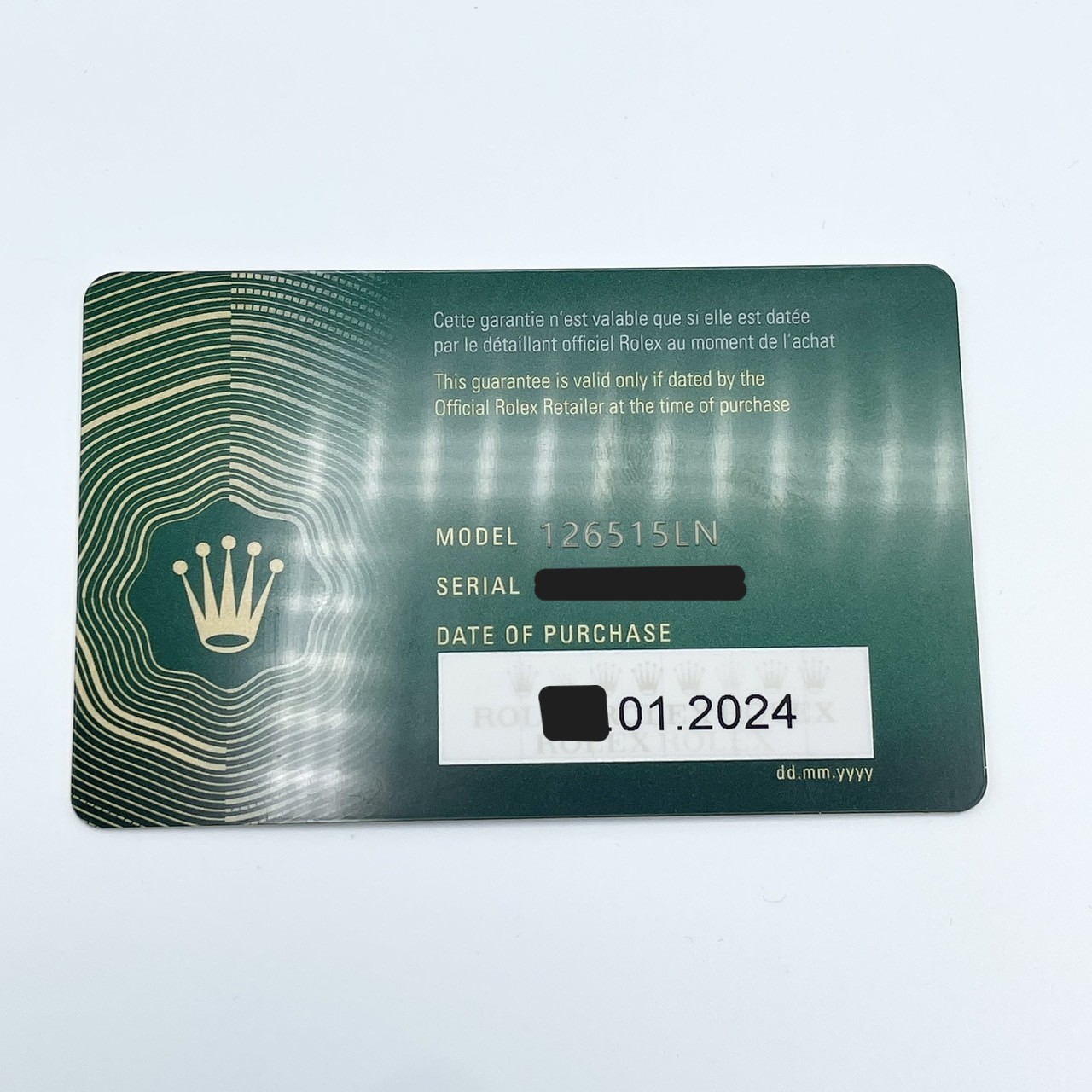 ��2023ǯ����ۥ���å��� �ǥ��ȥ� 126515LN �֥�å������������ 40mm