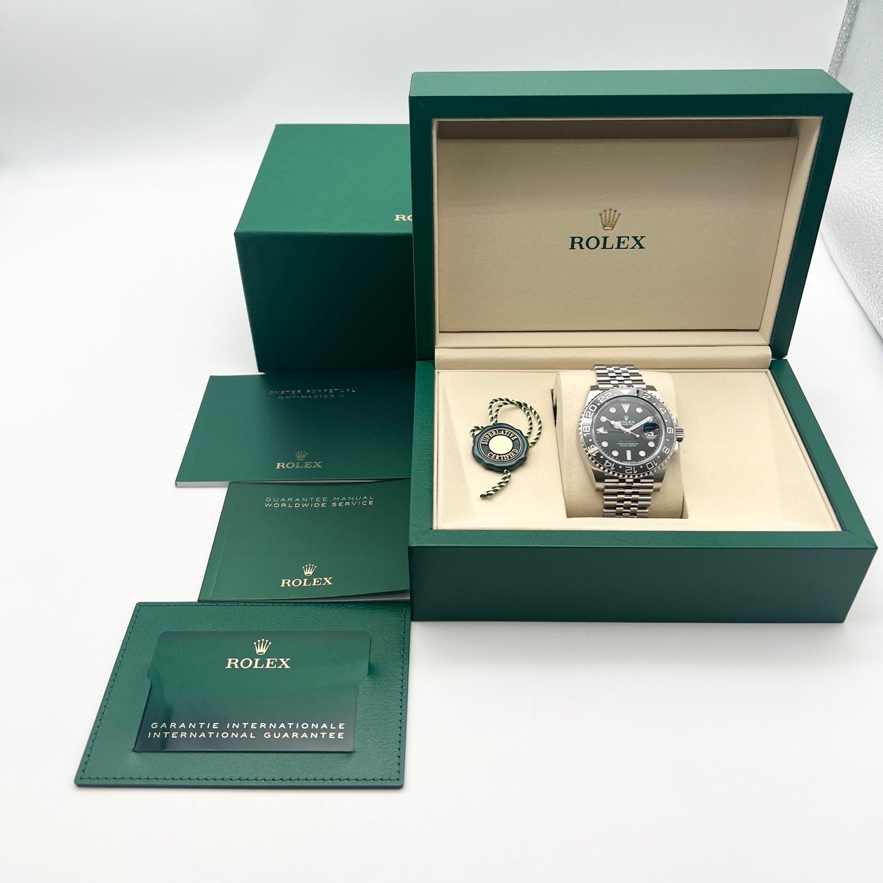 ��ǯ�����軻�����ۥ���å��� GMT�ޥ�����II 126710GRNR �֥�å� ����ӥ꡼�֥쥹��å� 40mm