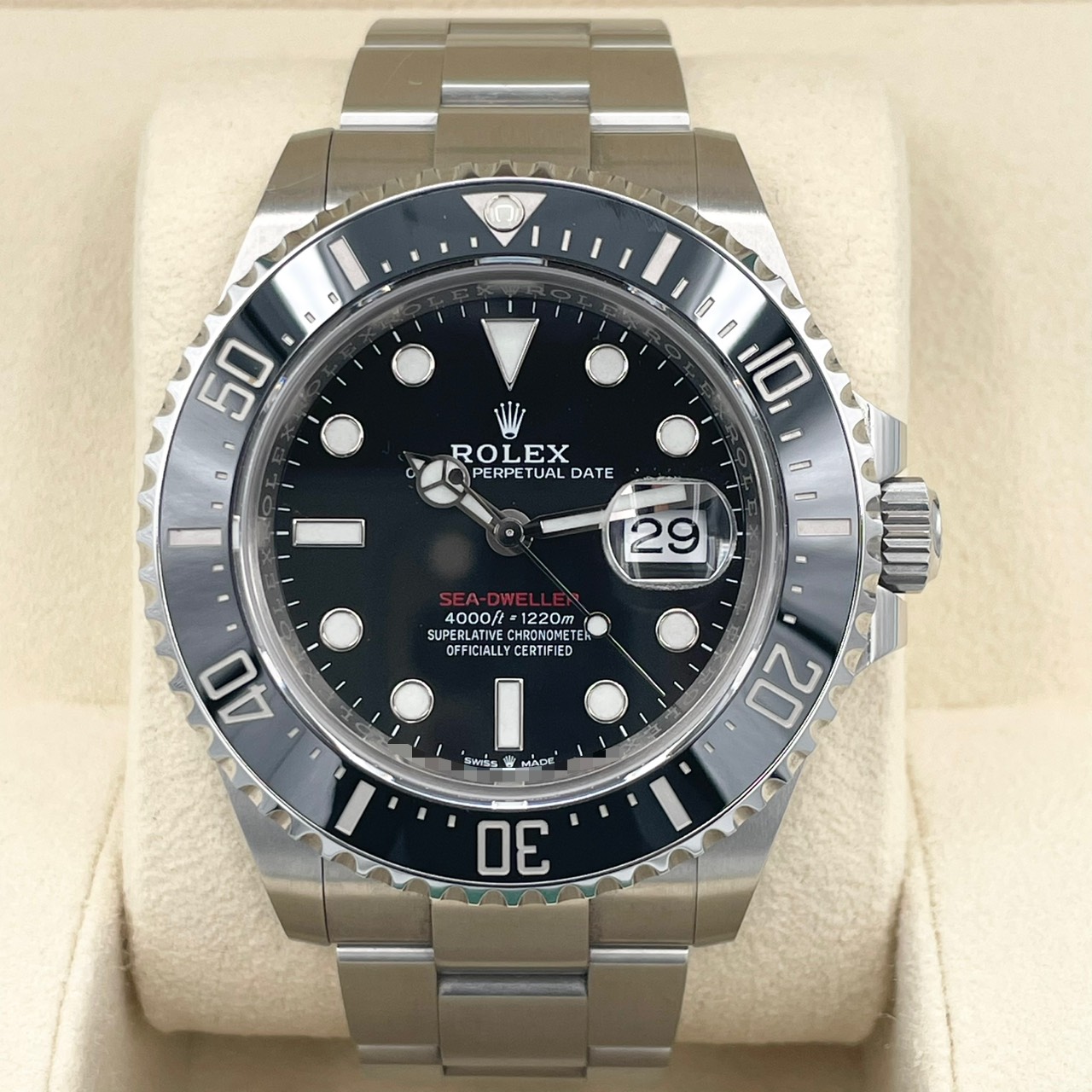 ����å��� �����ɥ����顼 126600 �֥�å� ���ƥ�쥹�������� 43mm