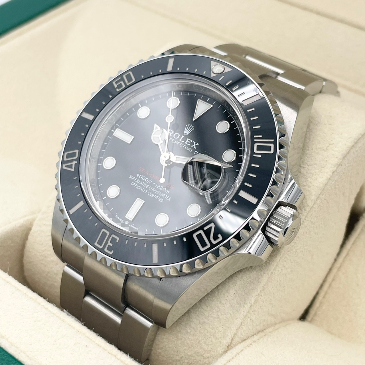 ����å��� �����ɥ����顼 126600 �֥�å� ���ƥ�쥹�������� 43mm