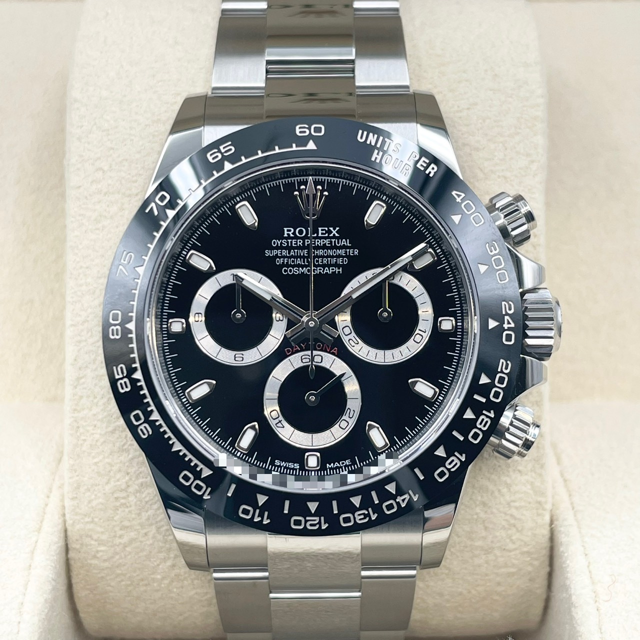 �ڿ����ݾڽ���°���ۥ���å��� �ǥ��ȥ� 116500LN �֥�å� ���ƥ�쥹�������� 40mm