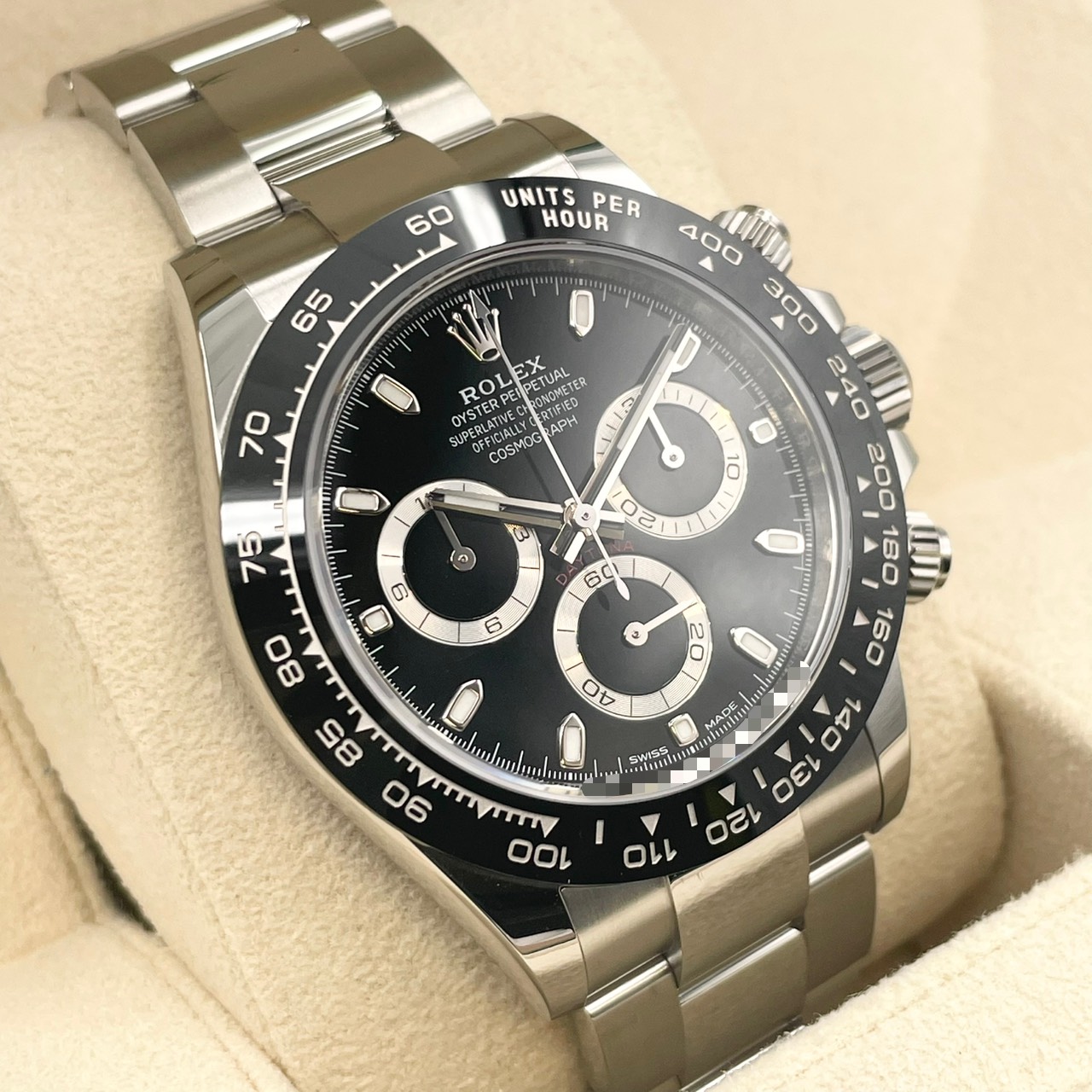 �ڿ����ݾڽ���°���ۥ���å��� �ǥ��ȥ� 116500LN �֥�å� ���ƥ�쥹�������� 40mm