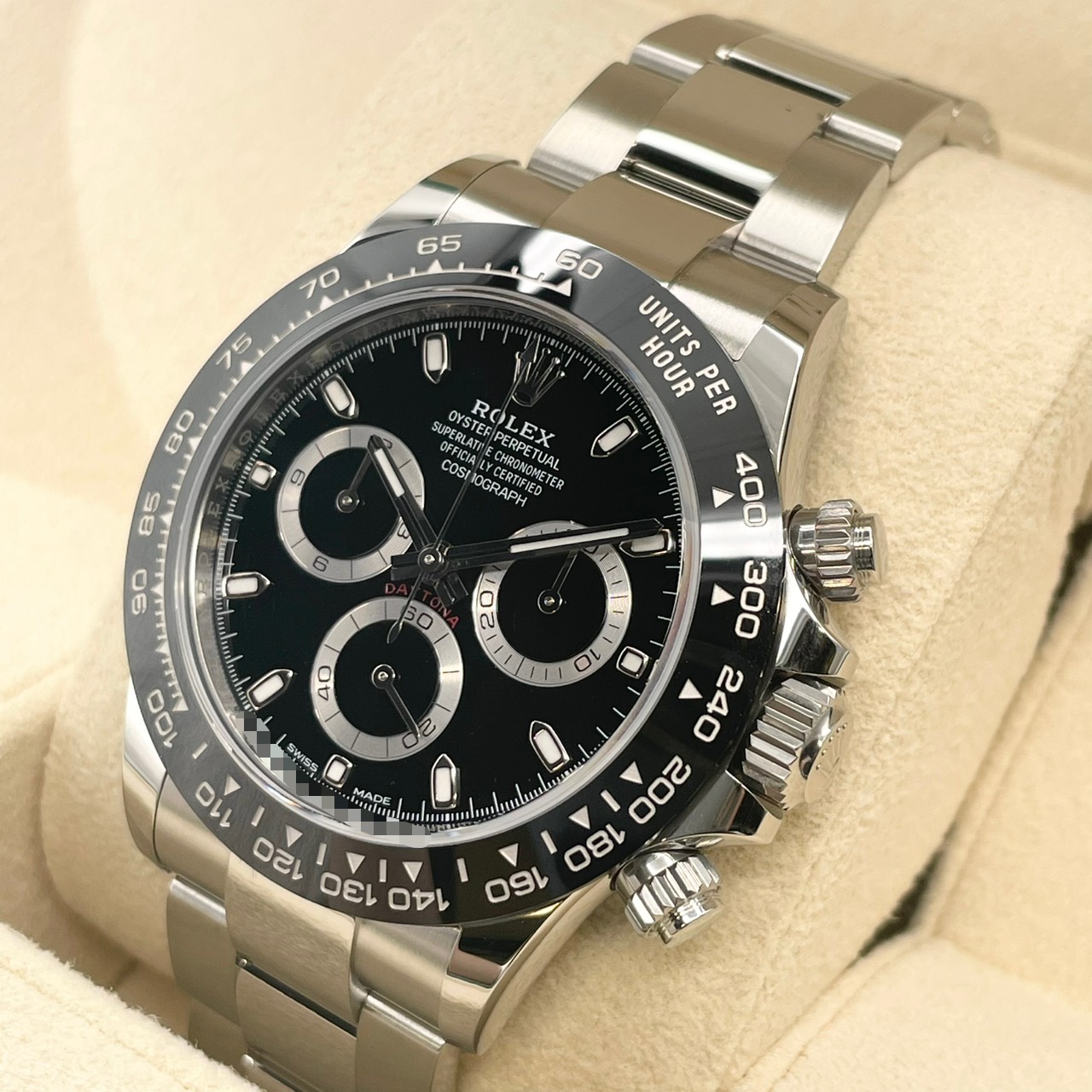 �ڿ����ݾڽ���°���ۥ���å��� �ǥ��ȥ� 116500LN �֥�å� ���ƥ�쥹�������� 40mm