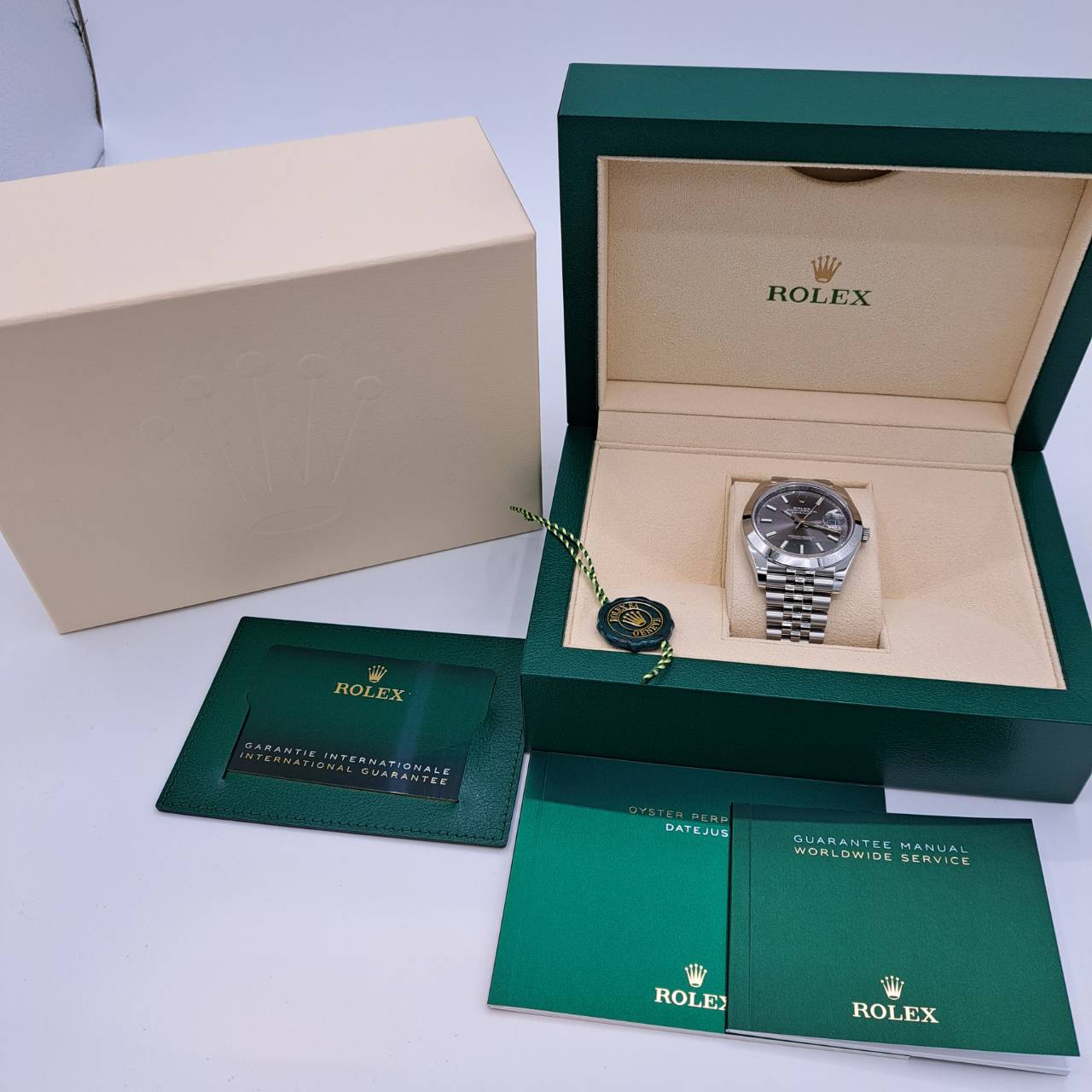 ����å��� �ǥ��ȥ��㥹�� 126300 ���졼�� ����ӥ꡼�֥쥹��å� 41mm