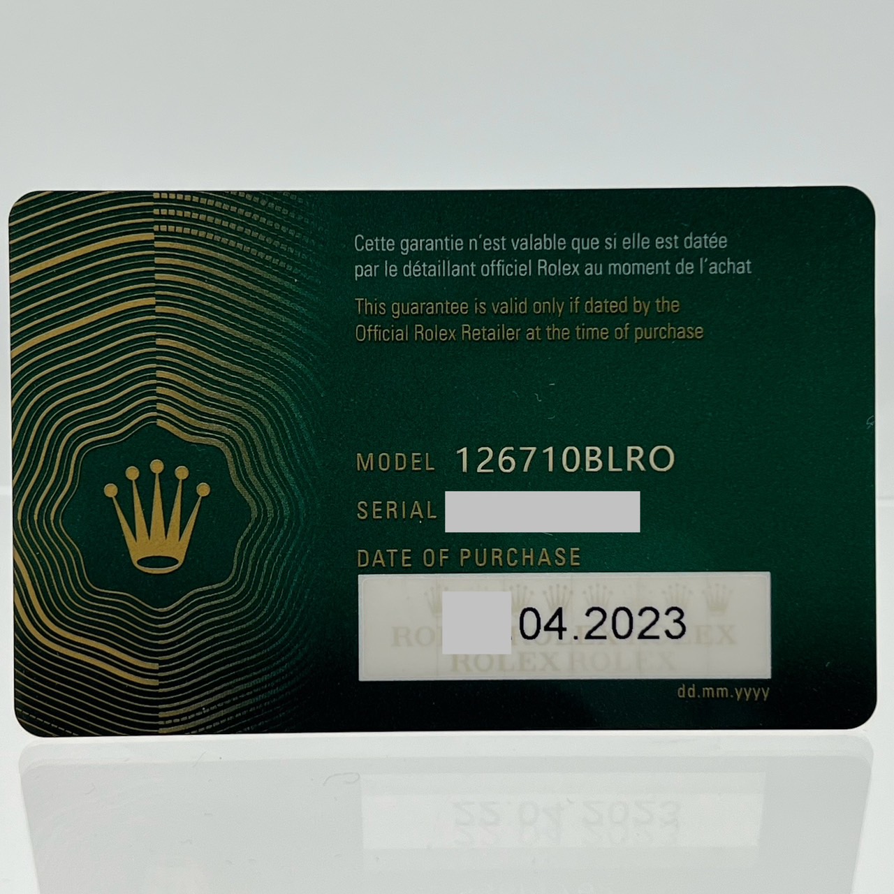 ����å��� GMT�ޥ�����II 126710BLRO �����������֥쥹��å� �֥�å� 40mm