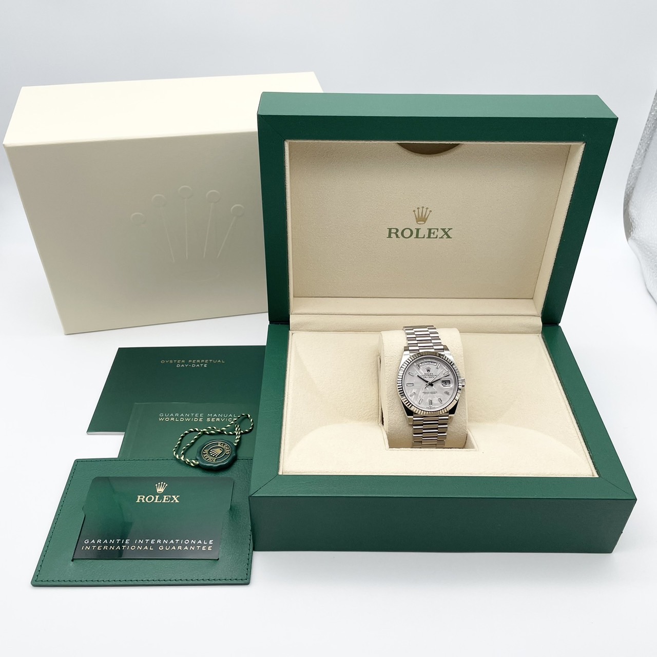 夏の大特価】ロレックス デイデイト 228239 ホワイトゴールド