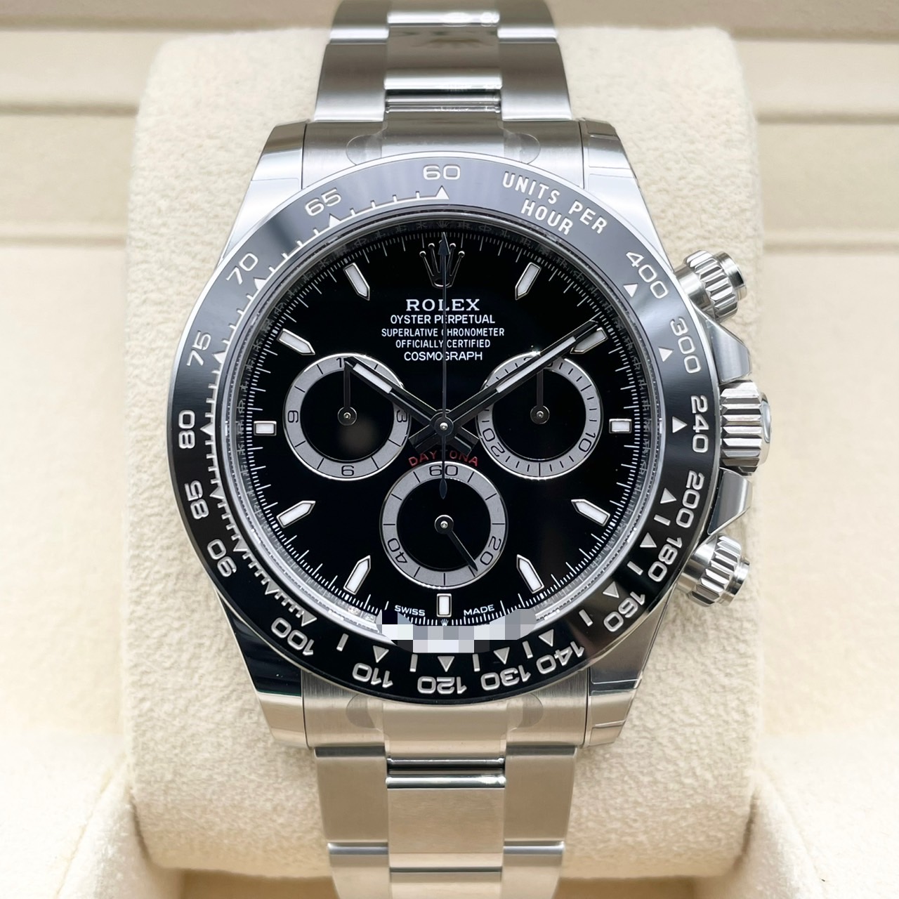 �������ݸ�����դ����ۥ���å��� �ǥ��ȥ� 126500LN  �֥�å� 40mm ���ƥ�쥹�������� �����������֥쥹