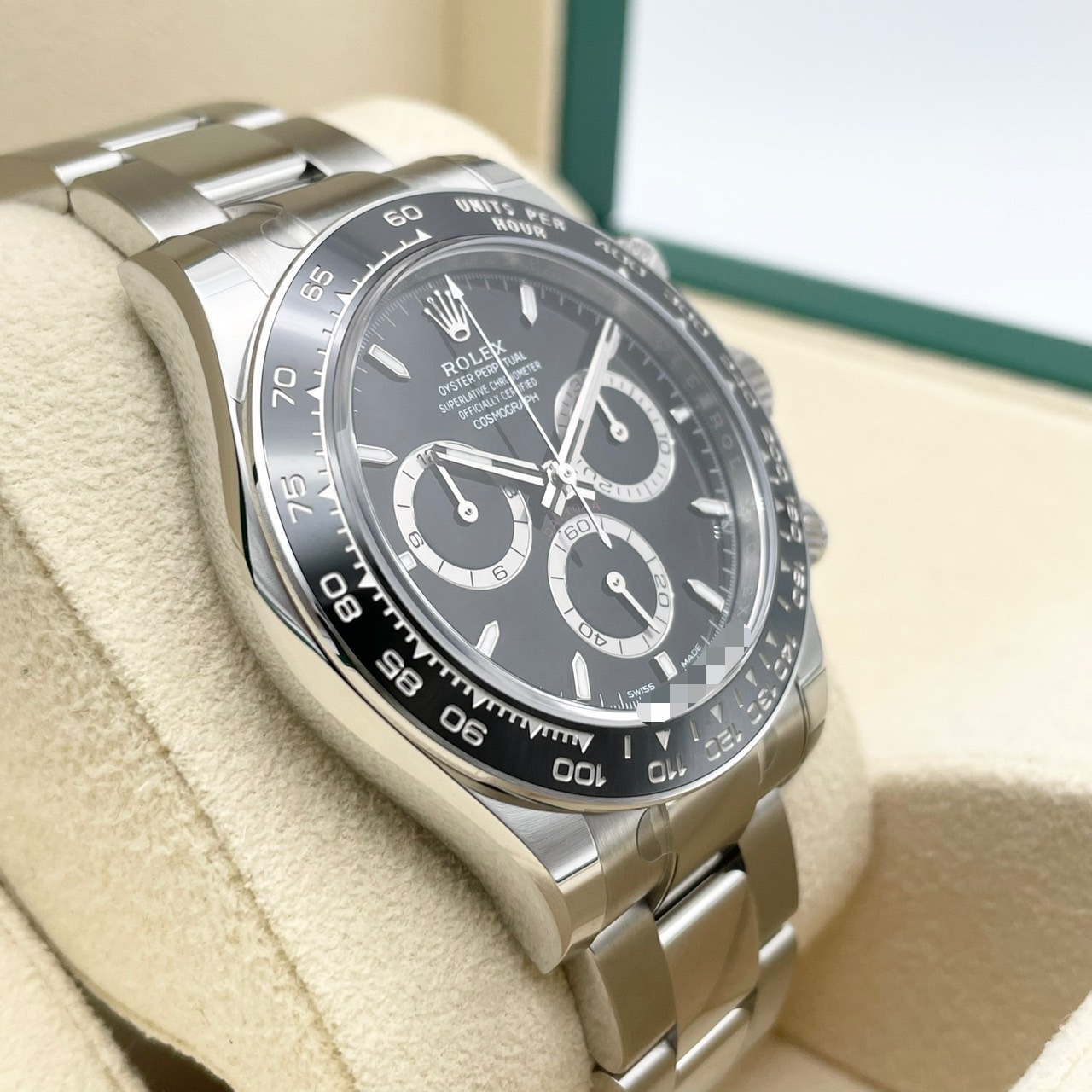 �������ݸ�����դ����ۥ���å��� �ǥ��ȥ� 126500LN  �֥�å� 40mm ���ƥ�쥹�������� �����������֥쥹