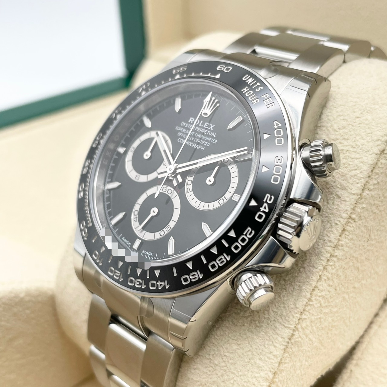 �������ݸ�����դ����ۥ���å��� �ǥ��ȥ� 126500LN  �֥�å� 40mm ���ƥ�쥹�������� �����������֥쥹