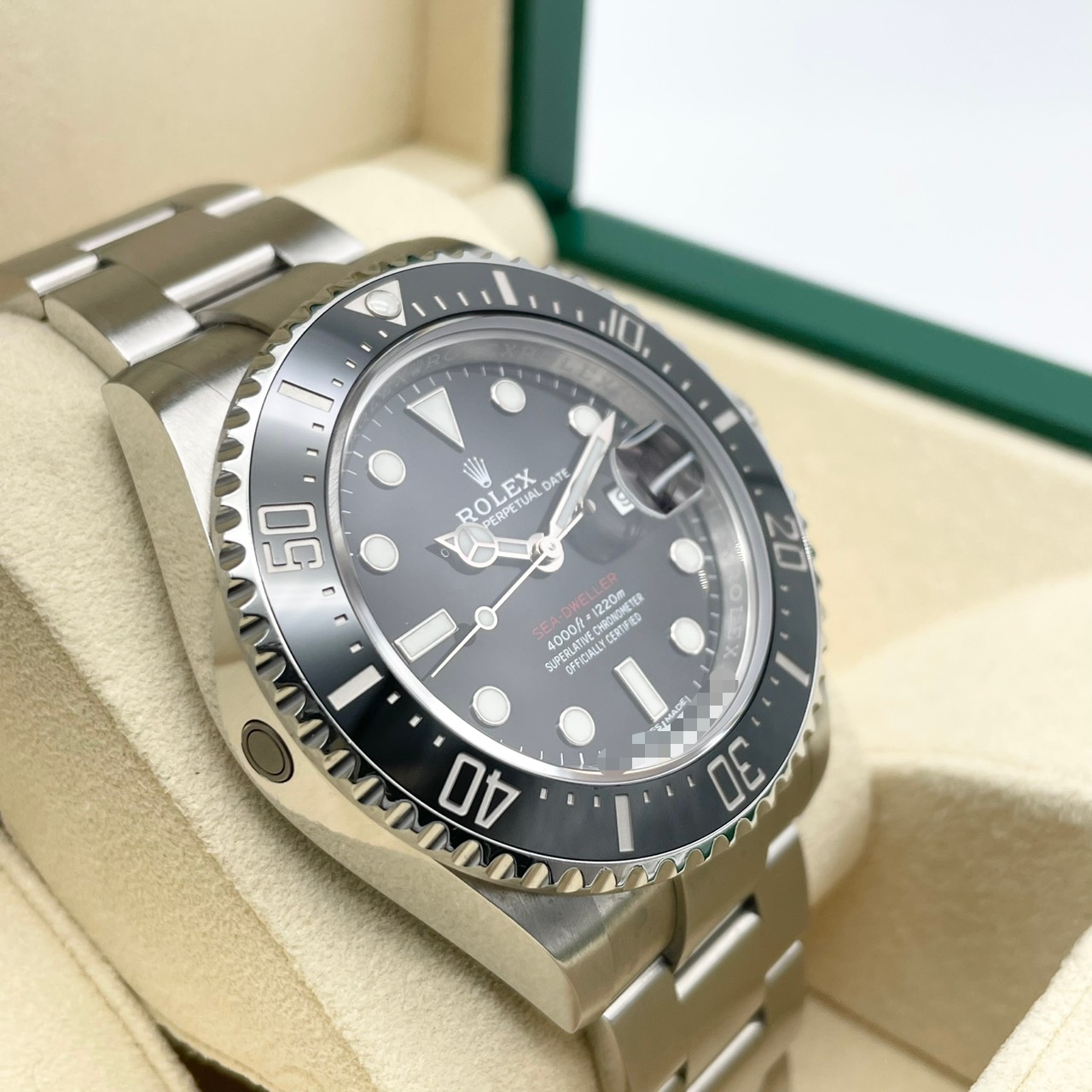 ����å��� �����ɥ����顼 126600 �֥�å� ���ƥ�쥹�������� 43mm
