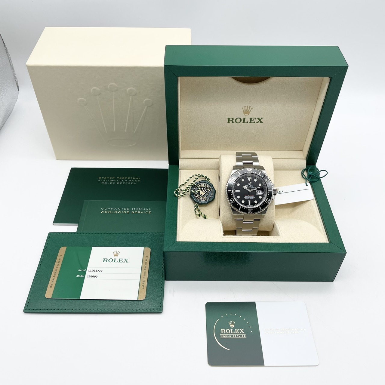 ����å��� �����ɥ����顼 126600 �֥�å� ���ƥ�쥹�������� 43mm