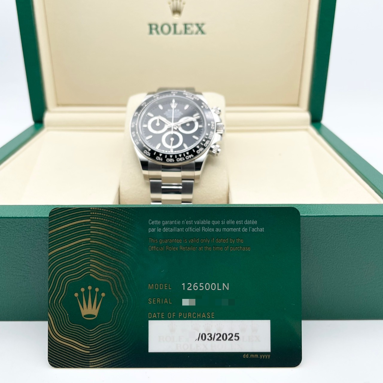 ����å��� �ǥ��ȥ� 126500LN  �֥�å� 40mm