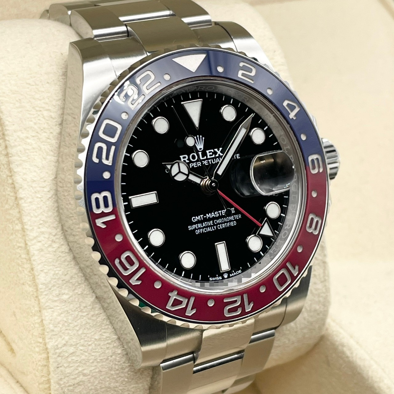 ����å��� GMT�ޥ�����II 126710BLRO �ڥץ� �����������֥쥹��å� �֥�å� 40mm