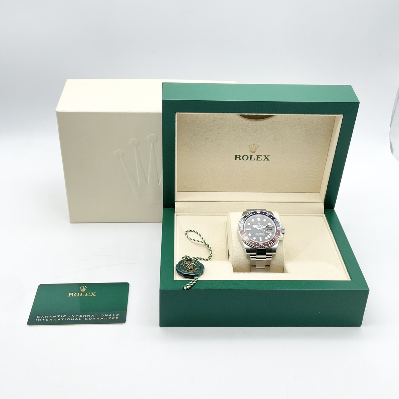 ����å��� GMT�ޥ�����II 126710BLRO �ڥץ� �����������֥쥹��å� �֥�å� 40mm