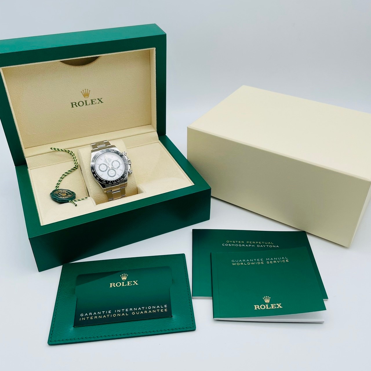 ����å��� �ǥ��ȥ� 126500LN  �ۥ磻�� 40mm ���ƥ�쥹�������� �����������֥쥹