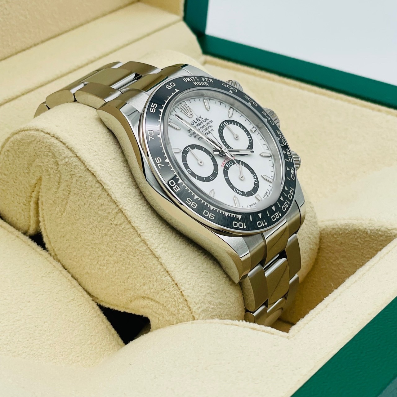 ����å��� �ǥ��ȥ� 126500LN  �ۥ磻�� 40mm ���ƥ�쥹�������� �����������֥쥹