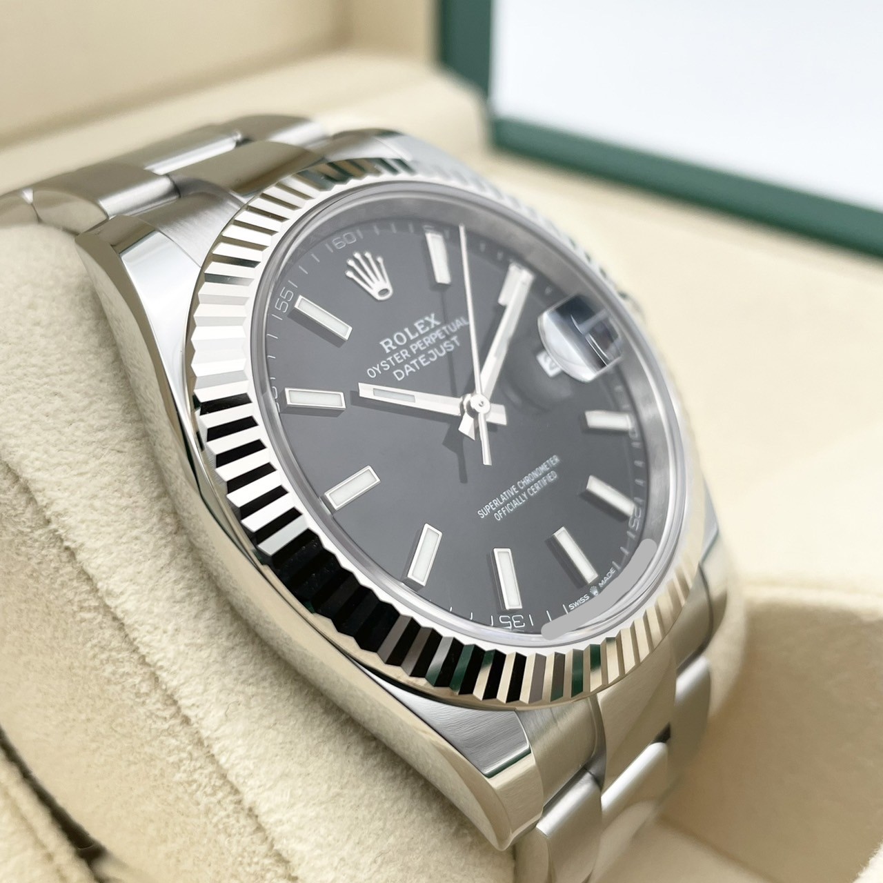 ����å��� �ǥ��ȥ��㥹�� 126334 �֥�å� 41mm