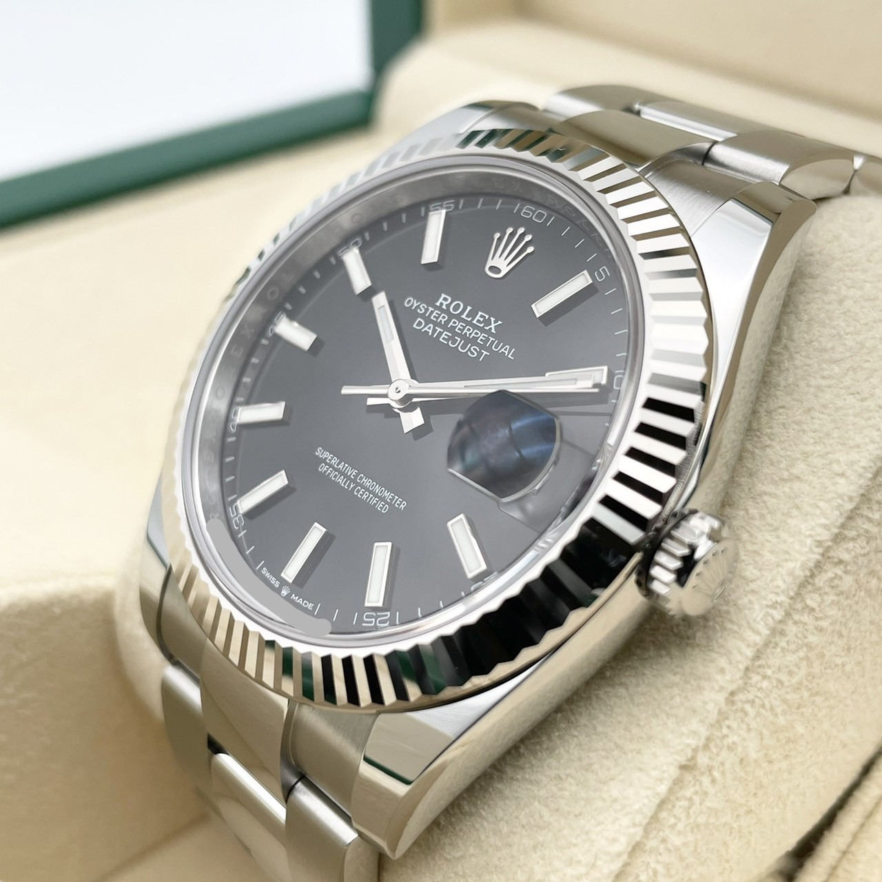 ����å��� �ǥ��ȥ��㥹�� 126334 �֥�å� 41mm