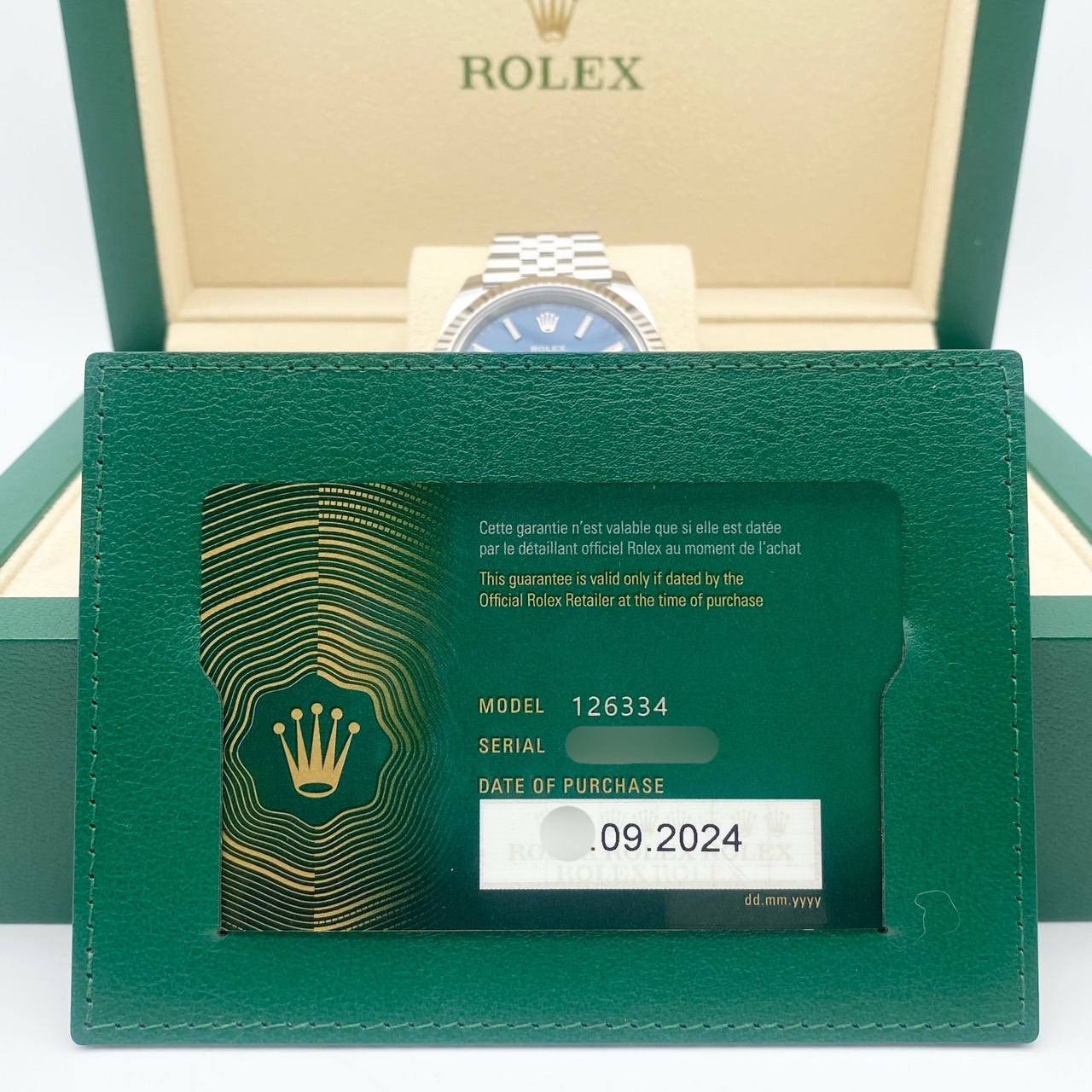 �ںǽ��ե����ʥ�ץ饤���ۥ���å��� �ǥ��ȥ��㥹�� 126334 �֥饤�ȥ֥롼 41mm