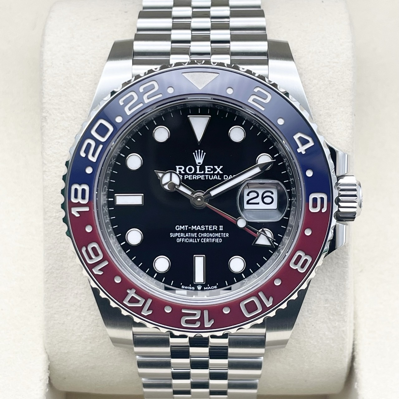 25ǯ6顪 å GMTޥII 126710BLRO ڥץ ӥ꡼֥쥹å ֥å 40mm