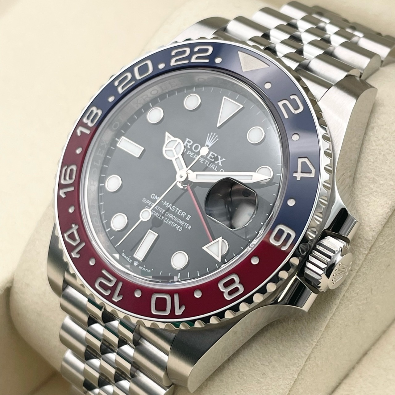 25ǯ6顪 å GMTޥII 126710BLRO ڥץ ӥ꡼֥쥹å ֥å 40mm