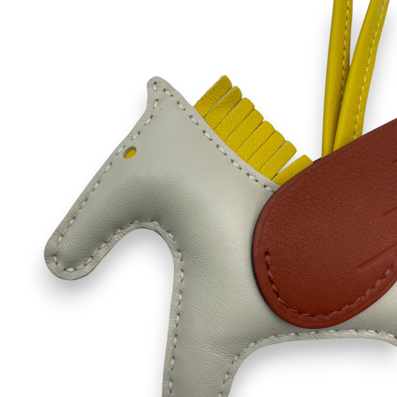 エルメス ペガサスチャーム PM クレ/ジョーヌナプル/キュイーブル B