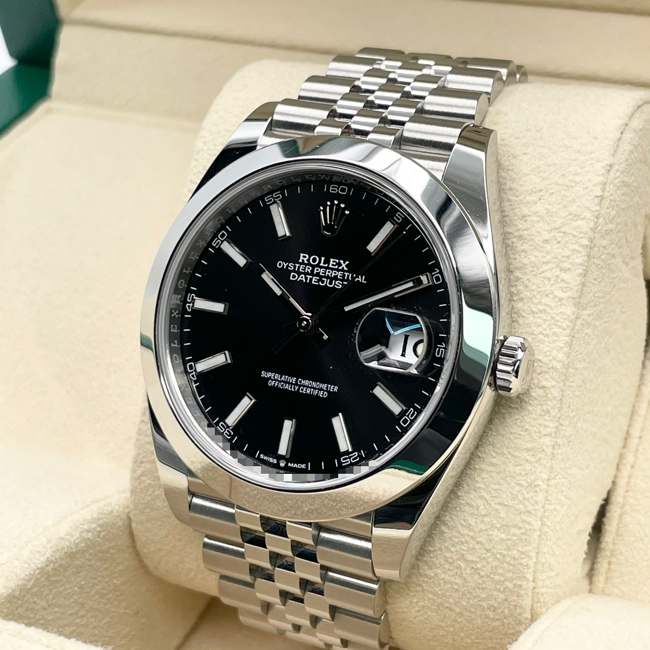 ����å��� �ǥ��ȥ��㥹�� 126300 �֥�å� ����ӥ꡼�֥쥹��å� 41mm