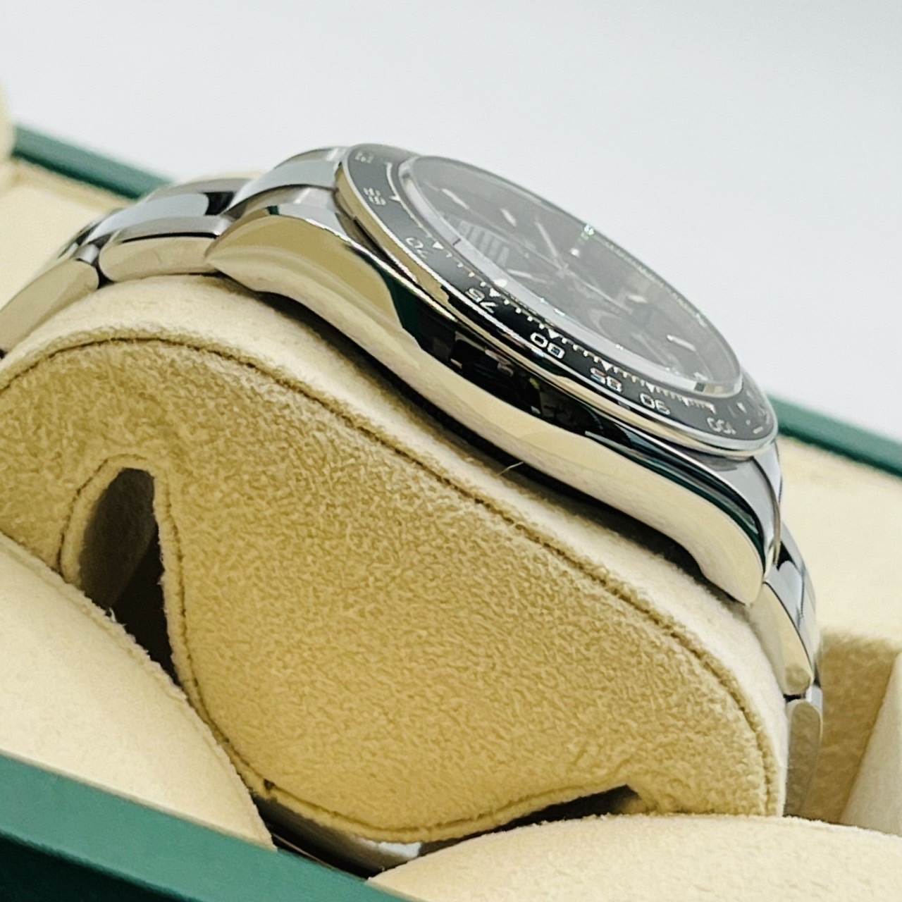 ��2023ǯ����ۥ���å��� �ǥ��ȥ� 126500LN  �֥�å� 40mm ���ƥ�쥹�������� �����������֥쥹