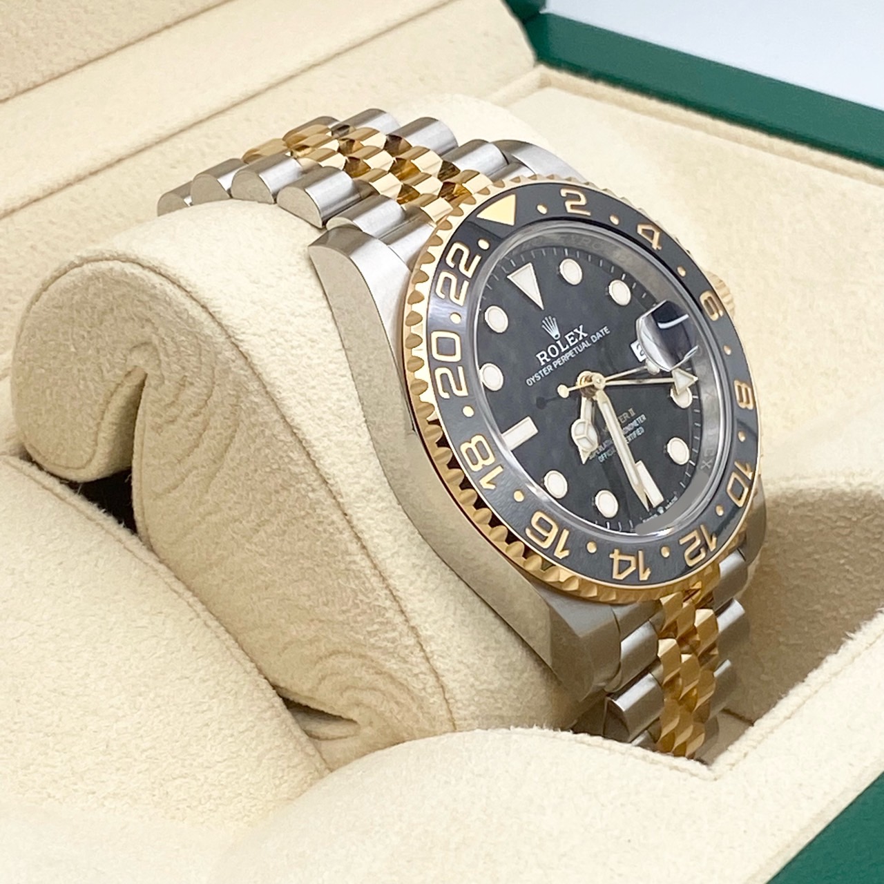 ����å��� GMT�ޥ�����II 126713GRNR �֥�å� ����ӥ꡼�֥쥹 40mm