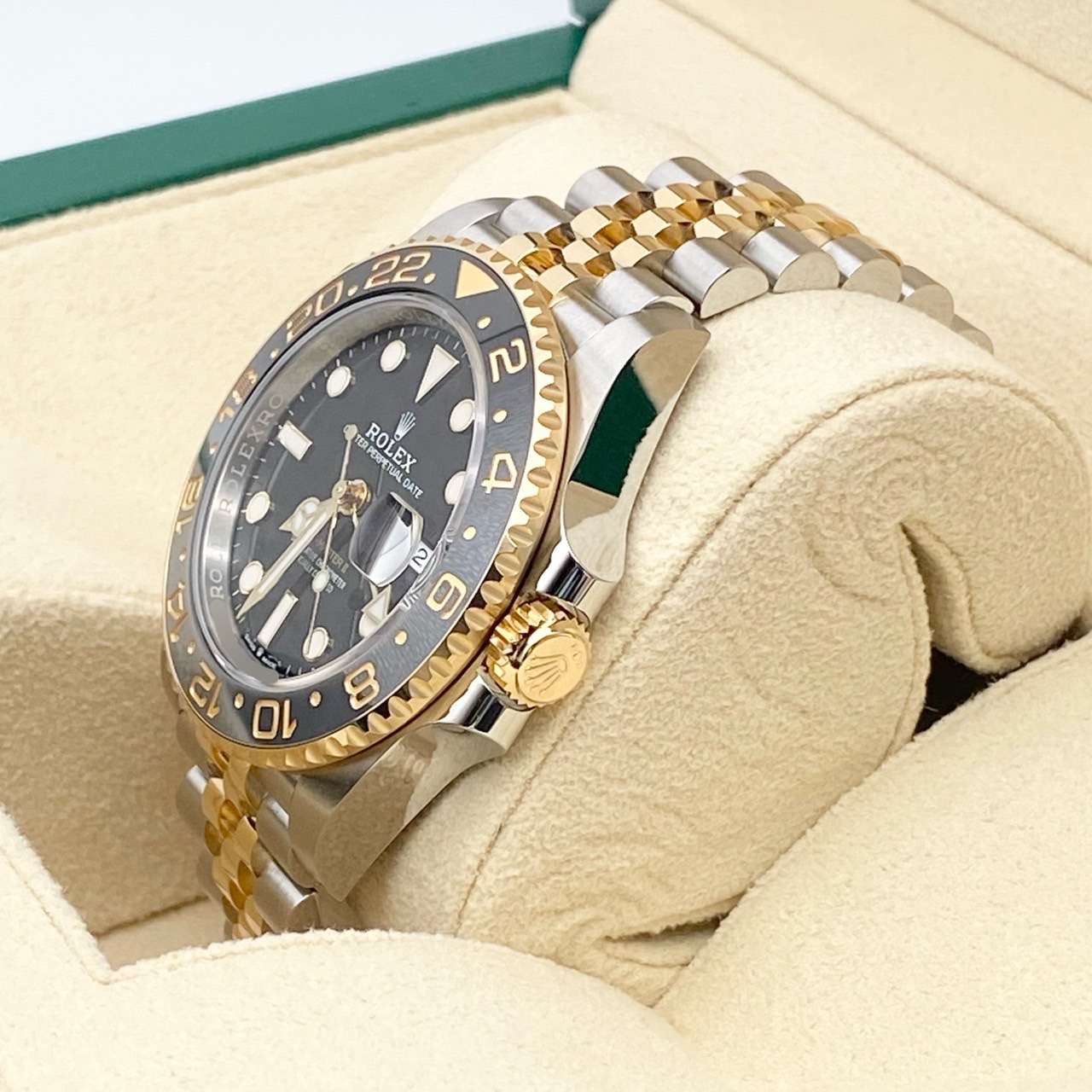 ����å��� GMT�ޥ�����II 126713GRNR �֥�å� ����ӥ꡼�֥쥹 40mm