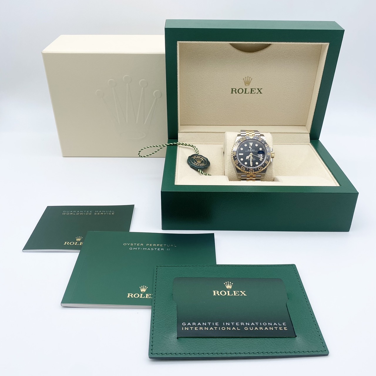����å��� GMT�ޥ�����II 126713GRNR �֥�å� ����ӥ꡼�֥쥹 40mm