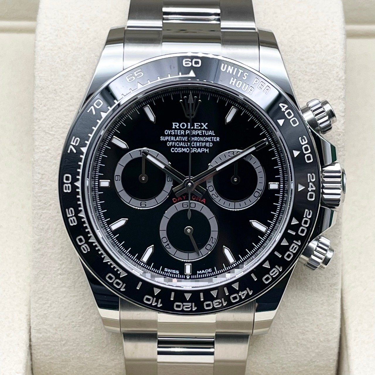 ���ݾڽ�����2026ǯ3��ۥ���å��� �ǥ��ȥ� 126500LN �֥�å� ���ƥ�쥹�������� 40mm