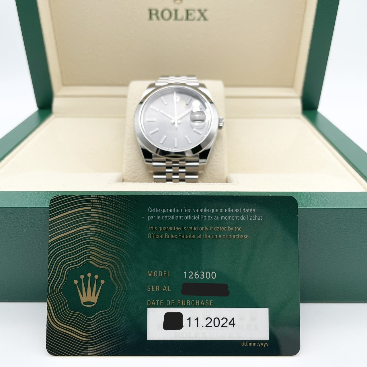 ����å��� �ǥ��ȥ��㥹�� 126300 ���졼�� ����ӥ꡼�֥쥹��å� 41mm