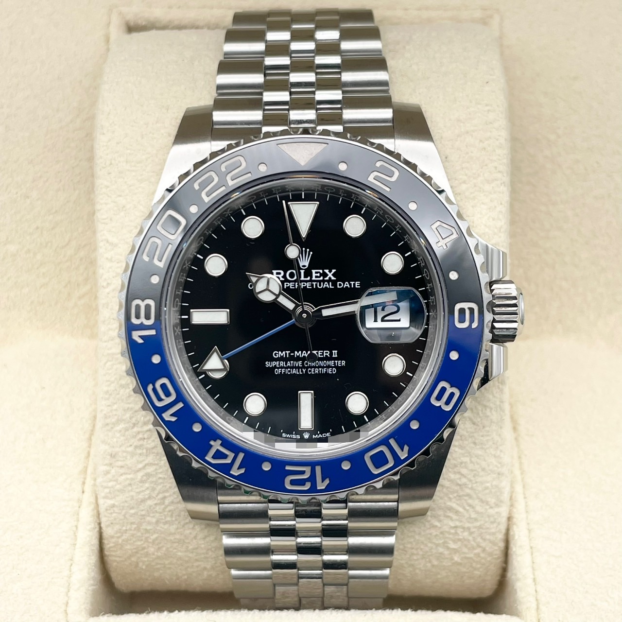 ����å��� GMT�ޥ�����II 126710BLNR ����ӥ꡼�֥쥹��å� �֥�å� �Хåȥޥ� 40mm