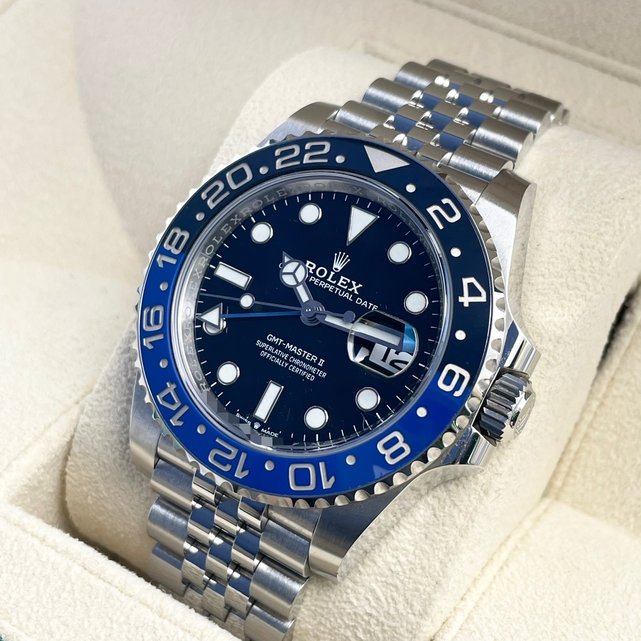 ����å��� GMT�ޥ�����II 126710BLNR ����ӥ꡼�֥쥹��å� �֥�å� �Хåȥޥ� 40mm