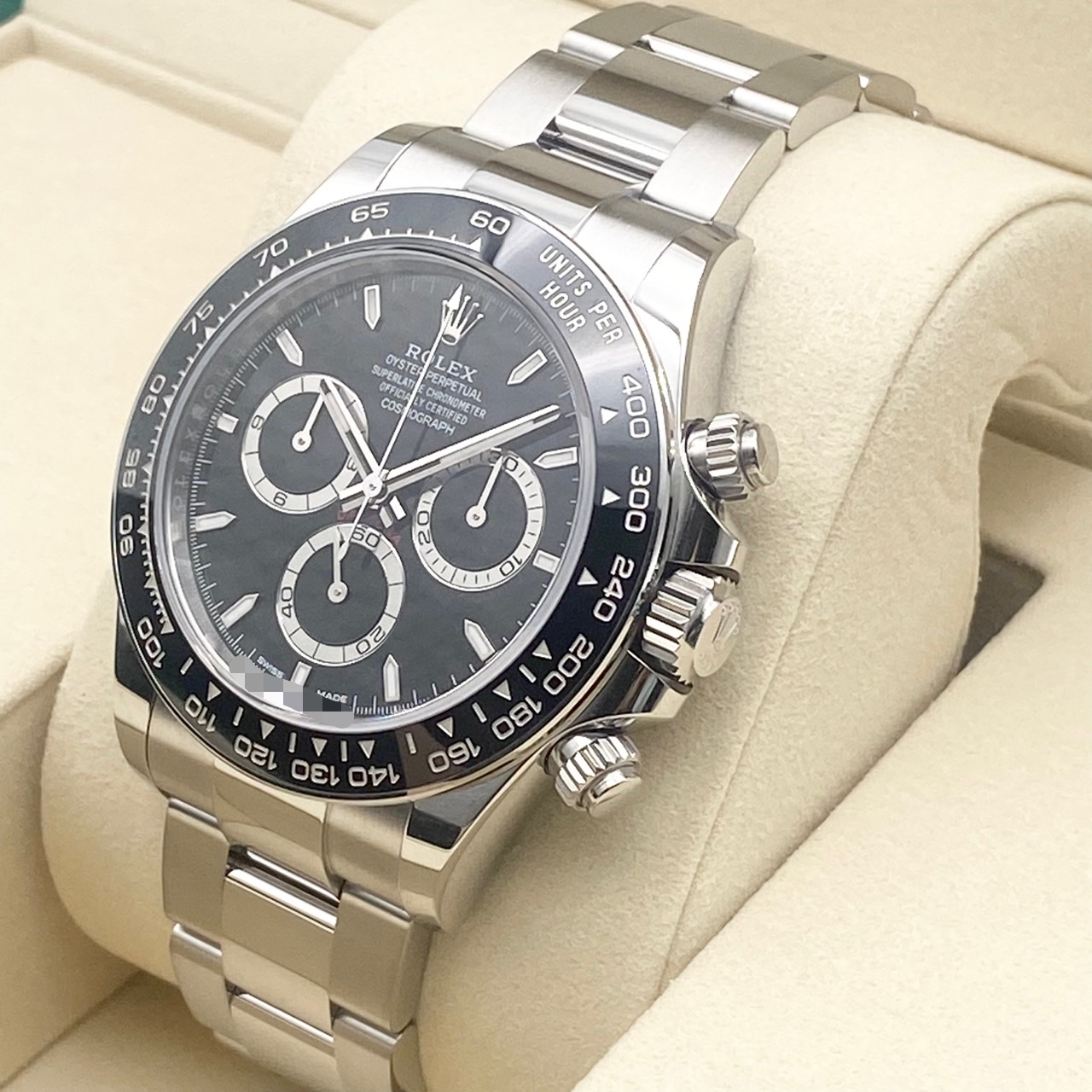 ��25ǯ8���顪�ۥ���å��� �ǥ��ȥ� 126500LN  �֥�å� ���ƥ�쥹�������� �����������֥쥹 40mm